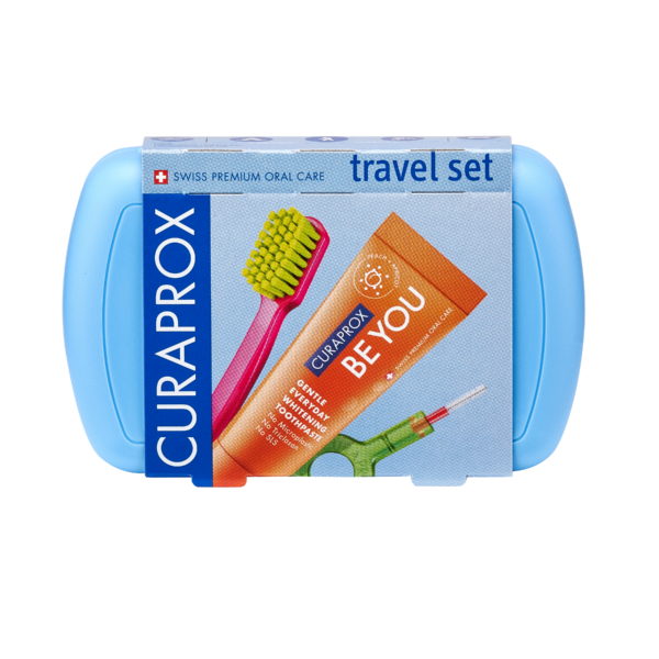 Curaprox Travel Set , Travel toothbrush, Interdental Brush, Toothpaste 10 ml, travel box - Image 2