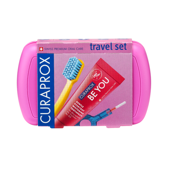 Curaprox Travel Set , Travel toothbrush, Interdental Brush, Toothpaste 10 ml, travel box - Image 3